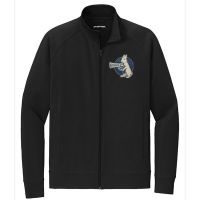 Hare Trigger Gangster Bunny Stretch Full-Zip Cadet Jacket