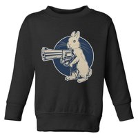Hare Trigger Gangster Bunny Toddler Sweatshirt