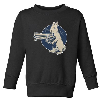 Hare Trigger Gangster Bunny Toddler Sweatshirt