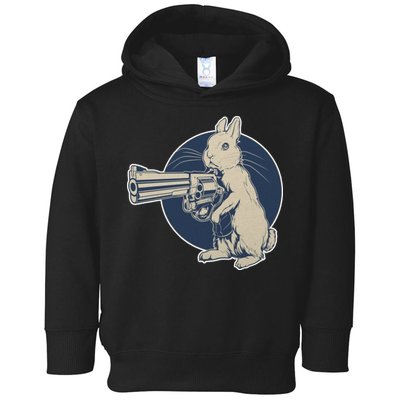 Hare Trigger Gangster Bunny Toddler Hoodie