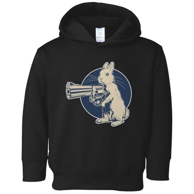 Hare Trigger Gangster Bunny Toddler Hoodie