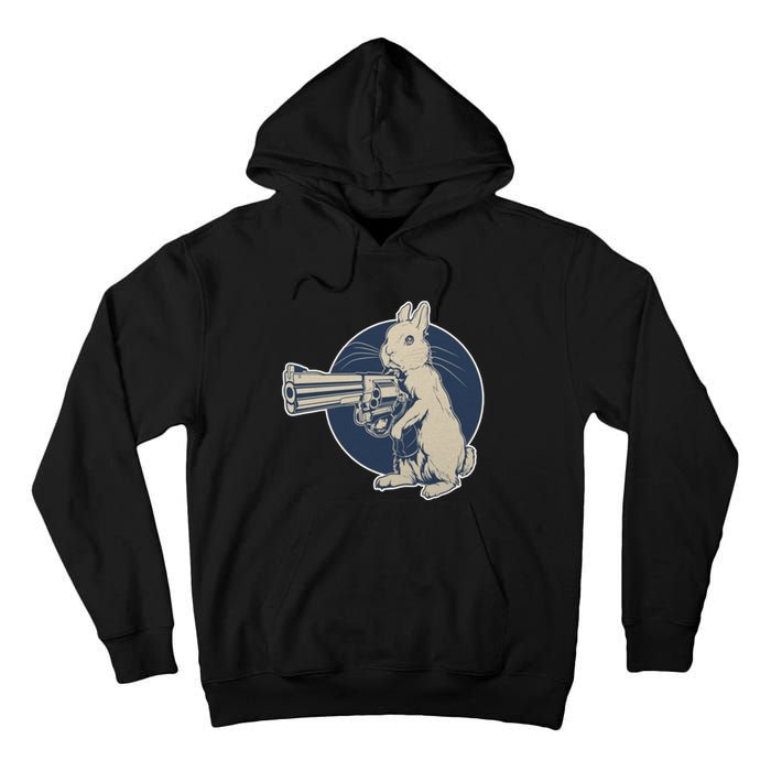 Hare Trigger Gangster Bunny Tall Hoodie