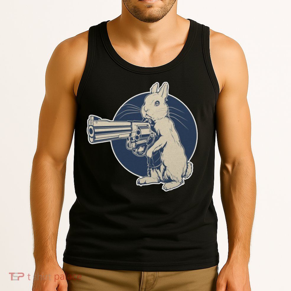 Hare Trigger Gangster Bunny Tank Top
