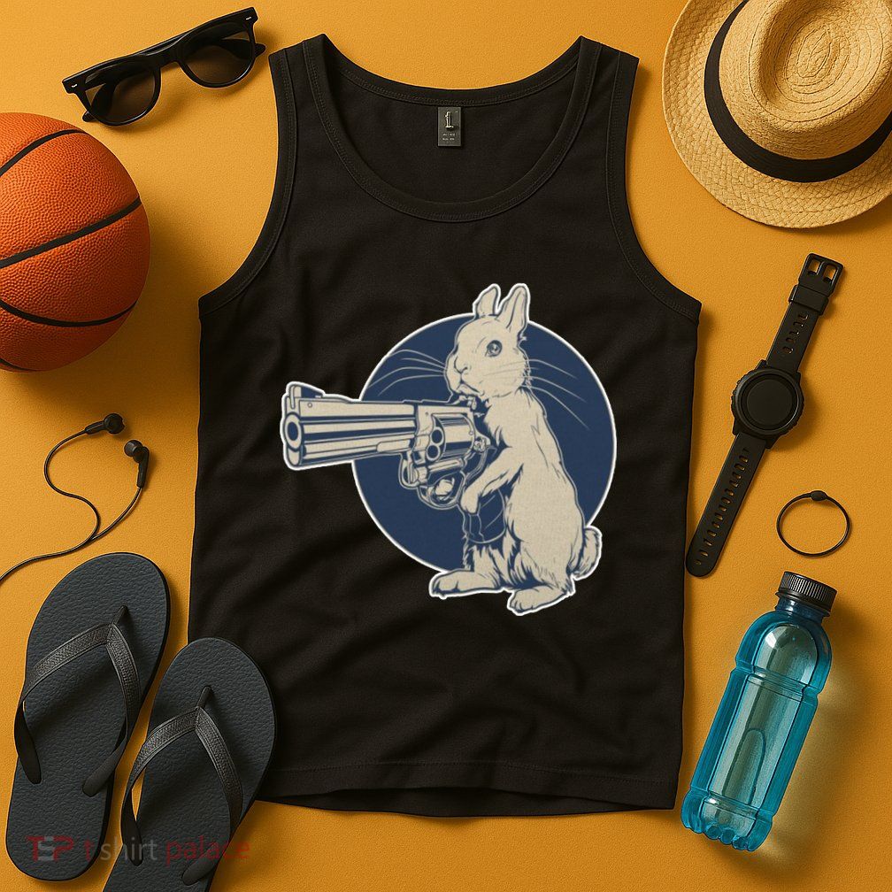 Hare Trigger Gangster Bunny Tank Top