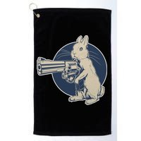 Hare Trigger Gangster Bunny Golf Towel