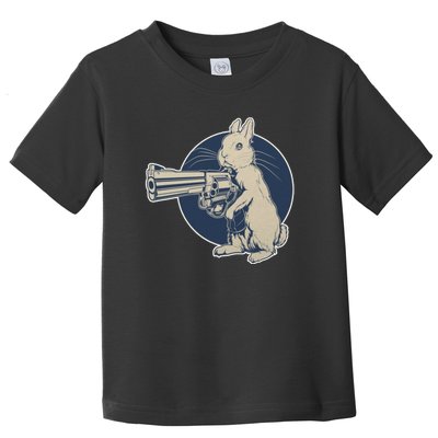 Hare Trigger Gangster Bunny Toddler T-Shirt