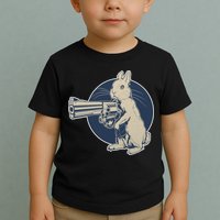 Hare Trigger Gangster Bunny Toddler T-Shirt
