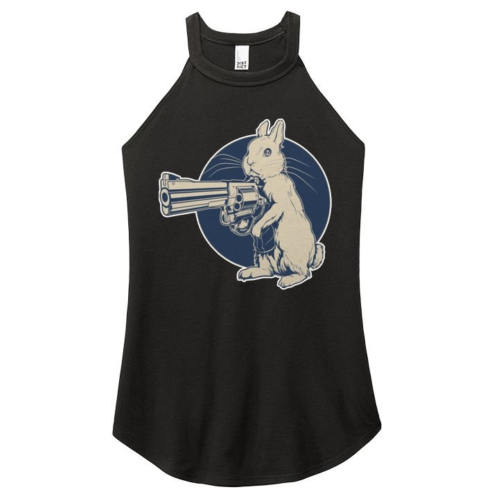 Hare Trigger Gangster Bunny Women's Perfect Tri Rocker Tank
