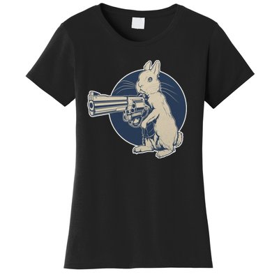 Hare Trigger Gangster Bunny Women's T-Shirt