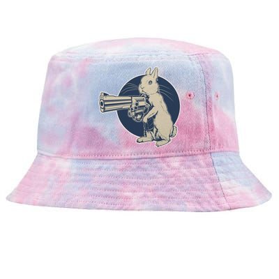 Hare Trigger Gangster Bunny Tie-Dyed Bucket Hat