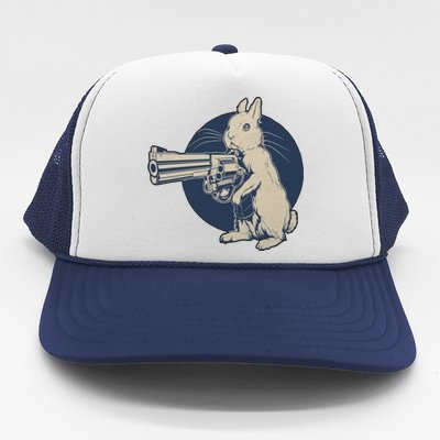 Hare Trigger Gangster Bunny Trucker Hat