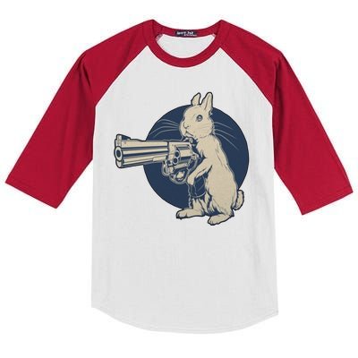 Hare Trigger Gangster Bunny Kids Colorblock Raglan Jersey