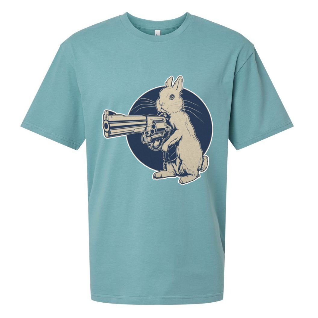 Hare Trigger Gangster Bunny Sueded Cloud Jersey T-Shirt