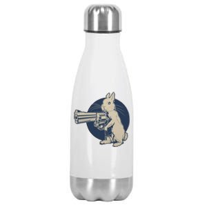 Hare Trigger Gangster Bunny Stainless Steel Insulated Water Bottle