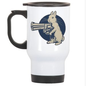 Hare Trigger Gangster Bunny Stainless Steel Travel Mug