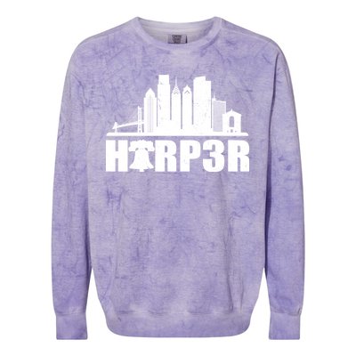 Harper Philly Baseball Colorblast Crewneck Sweatshirt