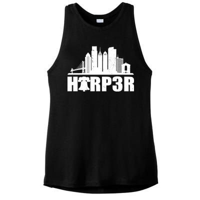 Harper Philly Baseball Ladies PosiCharge Tri-Blend Wicking Tank