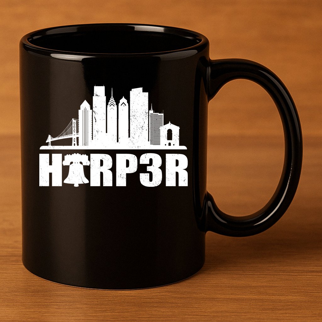 Harper Philly Baseball 11oz C Handle Ceramic Mug
