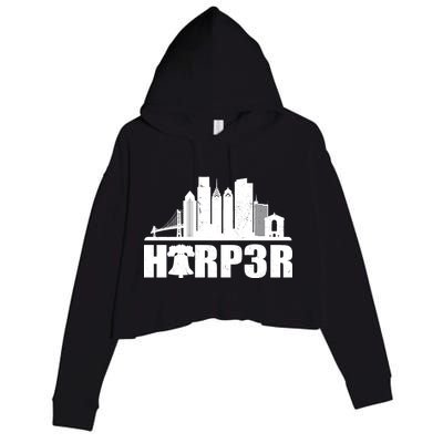 Harper Philly Baseball Crop Fleece Hoodie