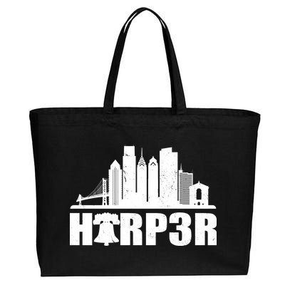 Harper Philly Baseball Cotton Canvas Jumbo Tote