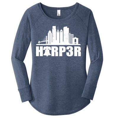 Harper Philly Baseball Women's Perfect Tri Tunic Long Sleeve Shirt