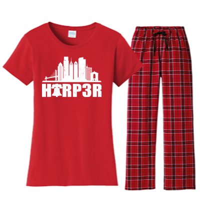 Harper Philly Baseball Women's Flannel Pajama Set