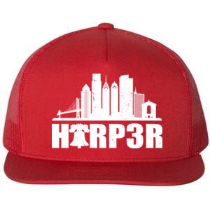 Harper Philly Baseball Flat Bill Trucker Hat