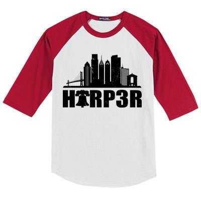 Harper Philly Baseball Kids Colorblock Raglan Jersey