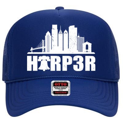 Harper Philly Baseball High Crown Mesh Back Trucker Hat