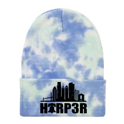 Harper Philly Baseball Tie Dye 12in Knit Beanie