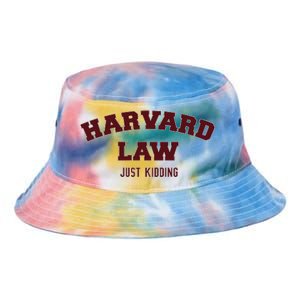 Harvard Law Just Kidding Tie Dye Newport Bucket Hat