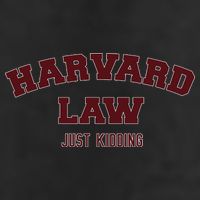 Harvard Law Just Kidding 7 Panel Mesh Trucker Snapback Hat