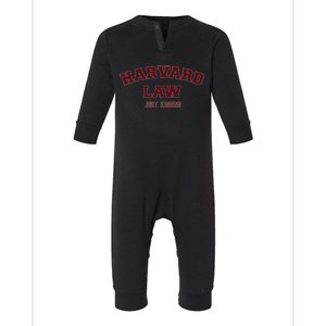 Harvard Law Just Kidding Infant Fleece One Piece