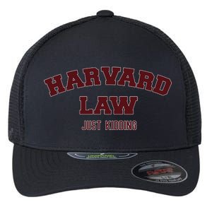 Harvard Law Just Kidding Flexfit Unipanel Trucker Cap