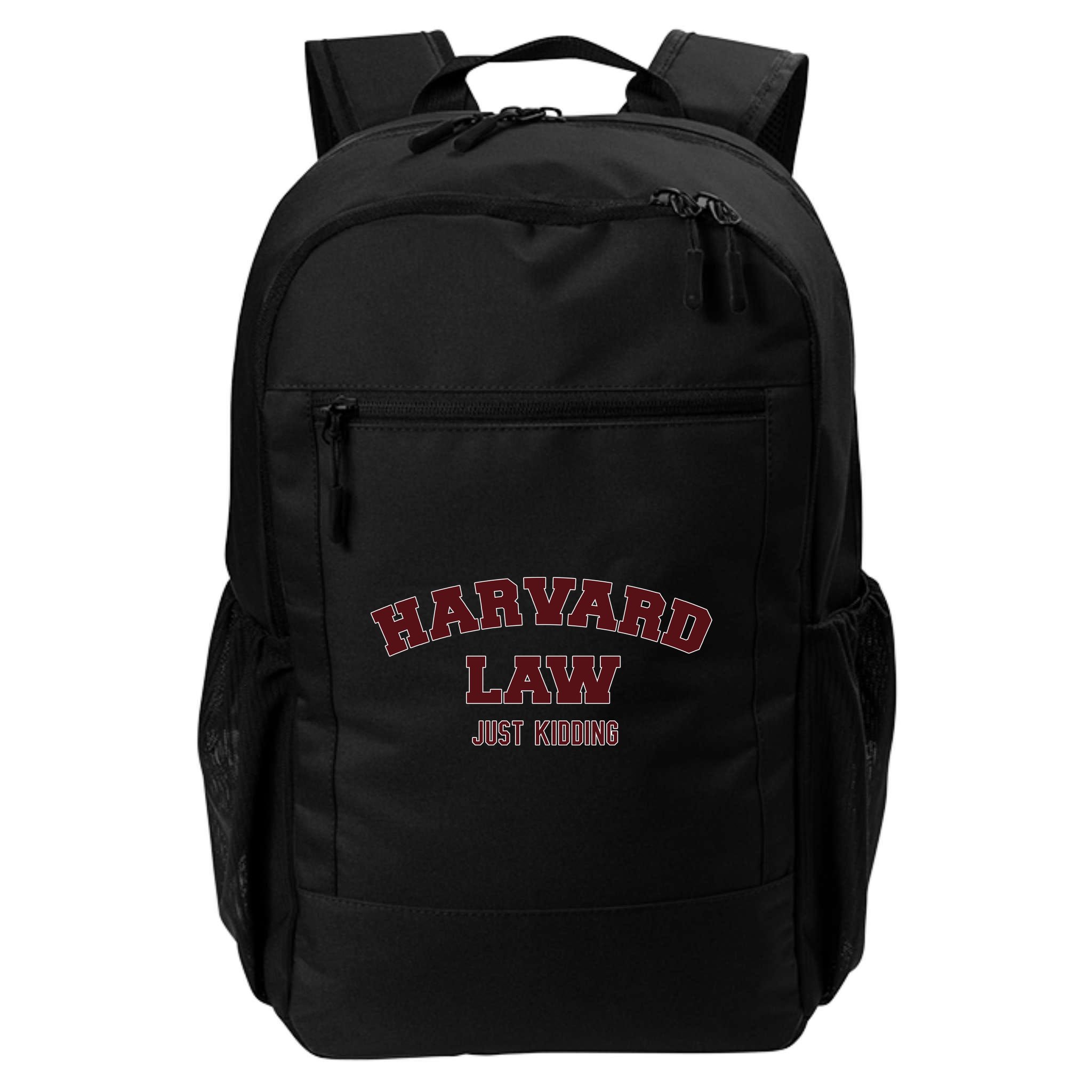 Harvard Law Just Kidding Backpack