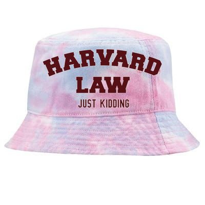 Harvard Law Just Kidding Tie-Dyed Bucket Hat