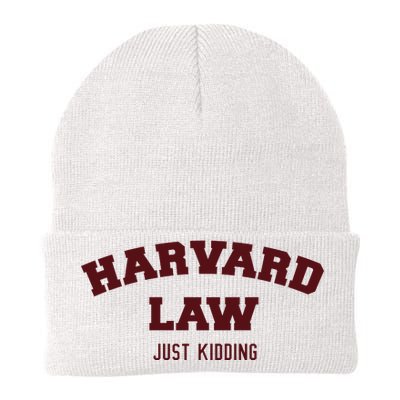 Harvard Law Just Kidding Knit Cap Winter Beanie