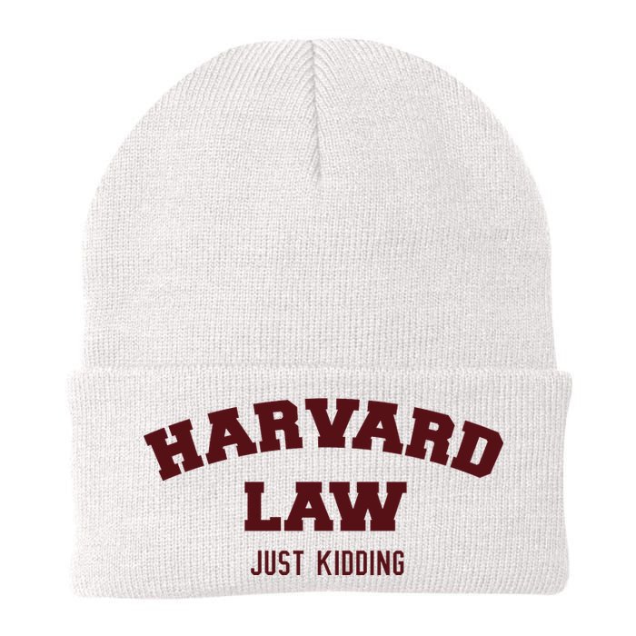 Harvard Law Just Kidding Knit Cap Winter Beanie