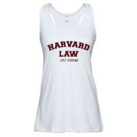 Harvard Law Just Kidding Ladies Essential Flowy Tank