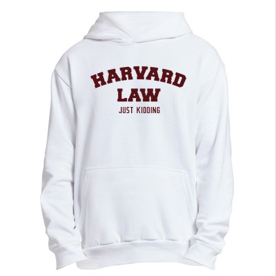 Harvard Law Just Kidding Urban Pullover Hoodie