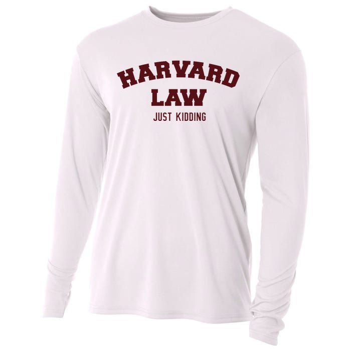 Harvard Law Just Kidding Cooling Performance Long Sleeve Crew