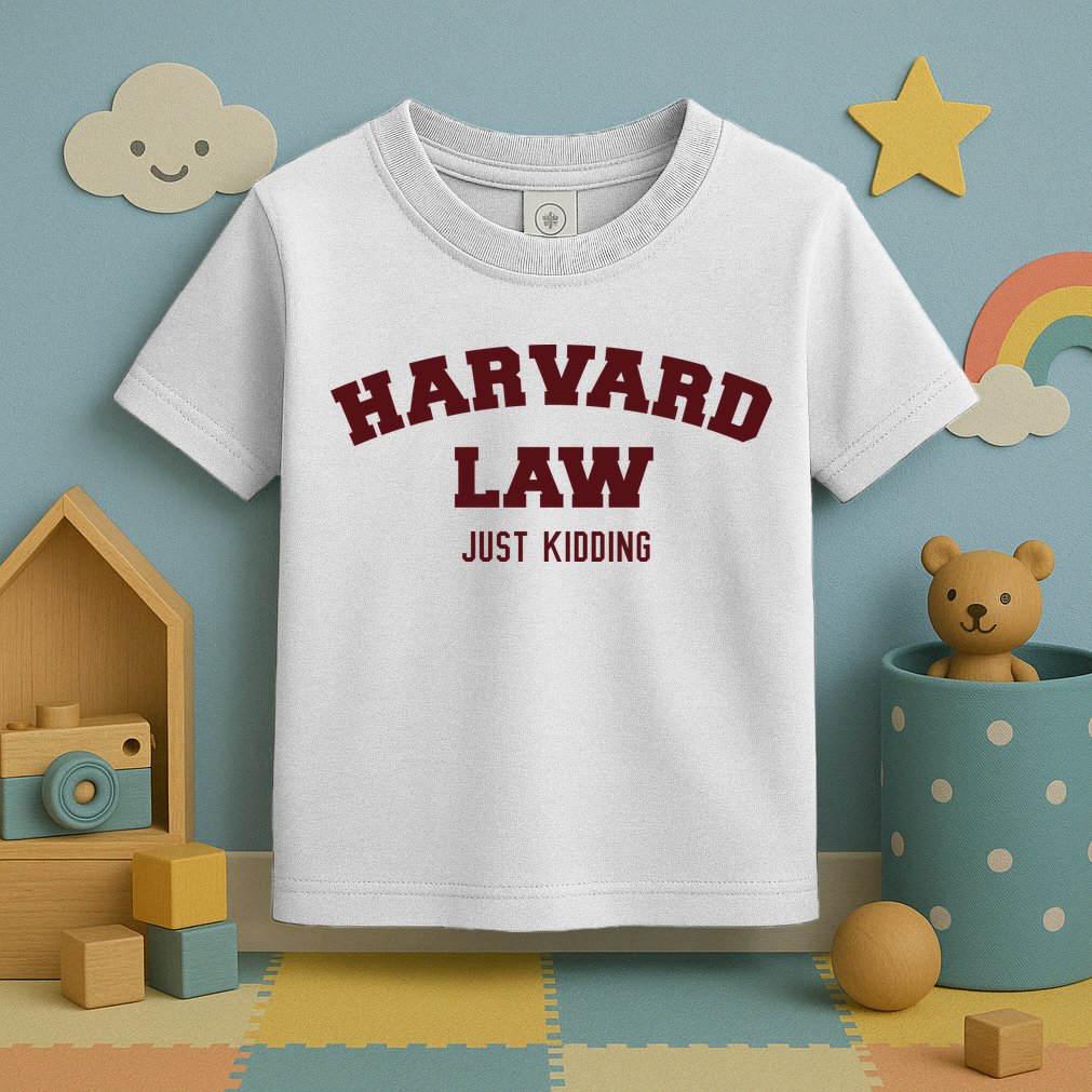 Harvard Law Just Kidding Toddler T-Shirt