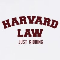 Harvard Law Just Kidding Toddler T-Shirt