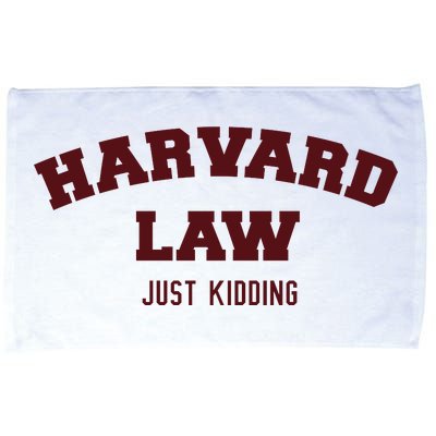 Harvard Law Just Kidding Microfiber Hand Towel