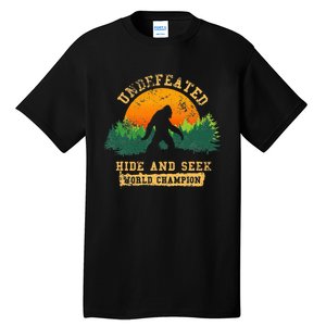 Hide And Seek World Champion Tall T-Shirt