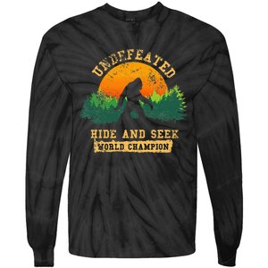 Hide And Seek World Champion Tie-Dye Long Sleeve Shirt