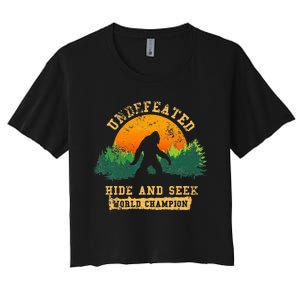 Hide And Seek World Champion Women's Crop Top Tee