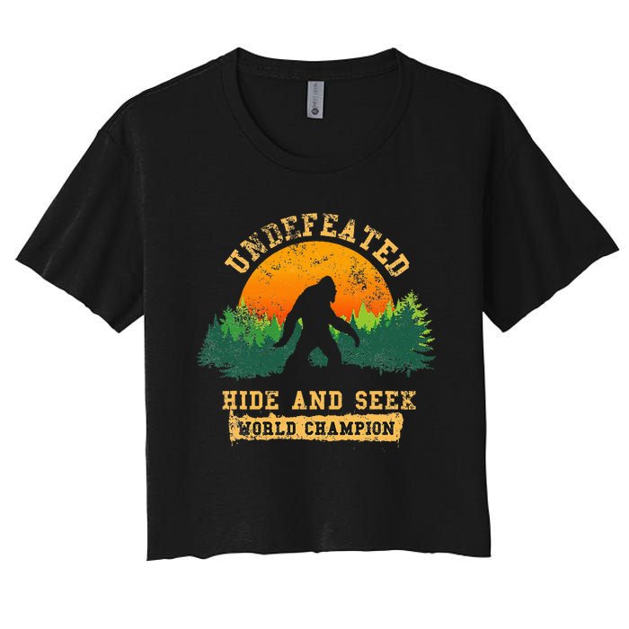 Hide And Seek World Champion Women's Crop Top Tee