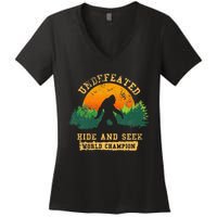 Hide And Seek World Champion Women's V-Neck T-Shirt