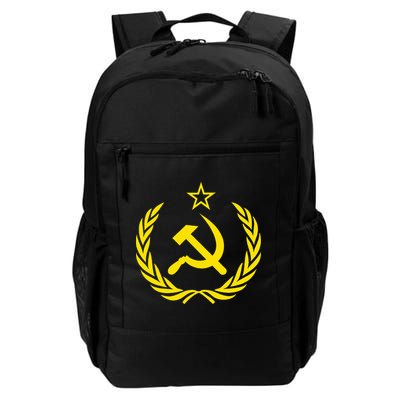 Hammer and Sickle Star CCCP Soviet Union Red Daily Commute Backpack